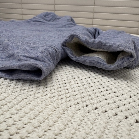 L.L. Bean Blue Sherpa-Lined Zip-Up Hoodie - Picture 6 of 6